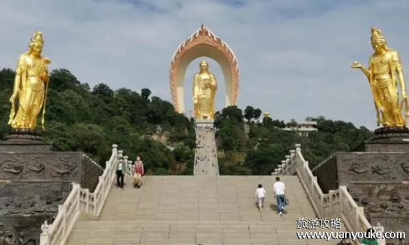 东林大佛在江西什么地方，九江市庐山市(最高的户外镀金大佛之一)