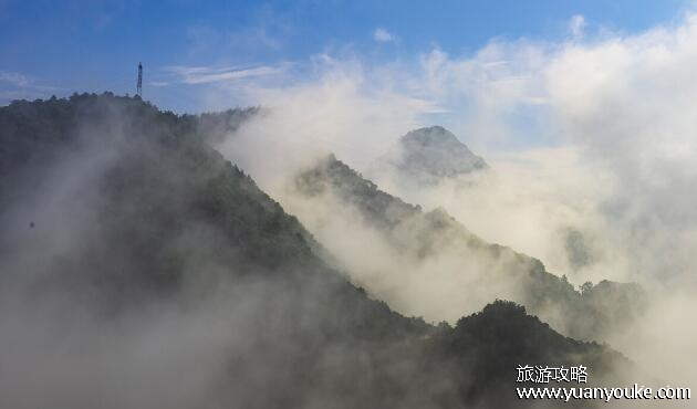 雾中山海拔多少米，海拔高达1638米(景区拥有壮观的自然景观)