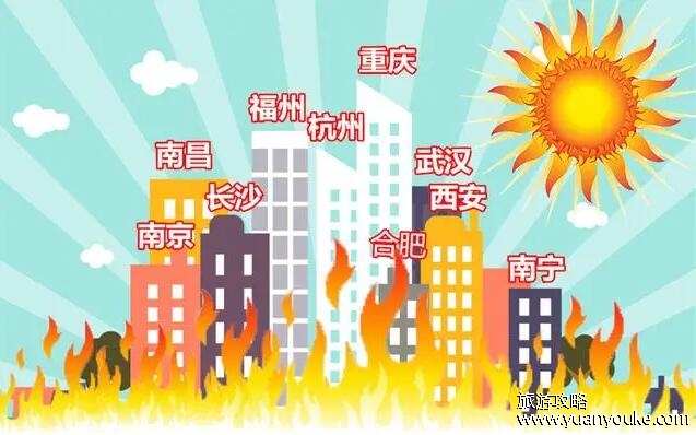 四大火炉是哪四个城市，新四大火炉和老四大火炉(上榜名单持续增加)