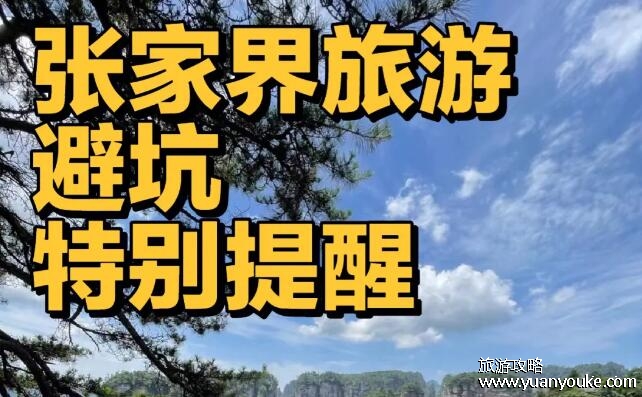 张家界旅游有哪些坑