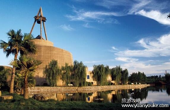 三星堆遗址在哪里，在四川省广汉市(中国最著名的考古遗址之一)