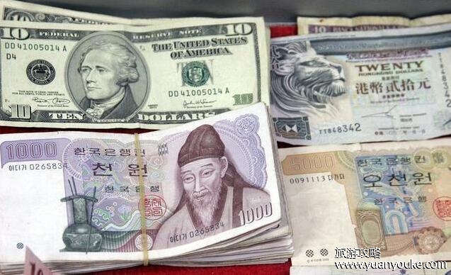 5万韩元等于多少人民币，270.5元人民币(韩国人最低月收入5千元)