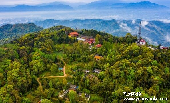 彭州葛仙山海拔多少米，1096.3米(在这里攀登挑战性十足)