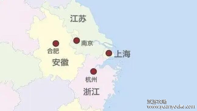 江浙沪是指哪些地方，江苏省、浙江省、上海市(一共24个城市)