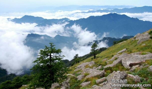 秦岭七十二峪在哪里啊，是陕西省西安市的著名景点(南北分界线)