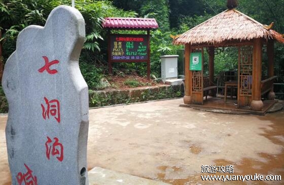 七洞沟风景区在哪里，在四川省宜宾市长宁县(洞穴溪流形态各异)