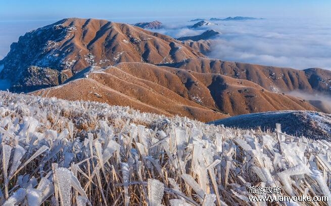 武功山在哪里，江西省的萍乡市芦溪县、吉安市安福县、宜春市袁州区中