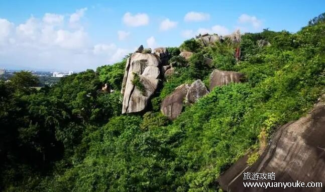 东山岭海拔最高多少米，最高184米(不仅有美景还有温泉可以泡)