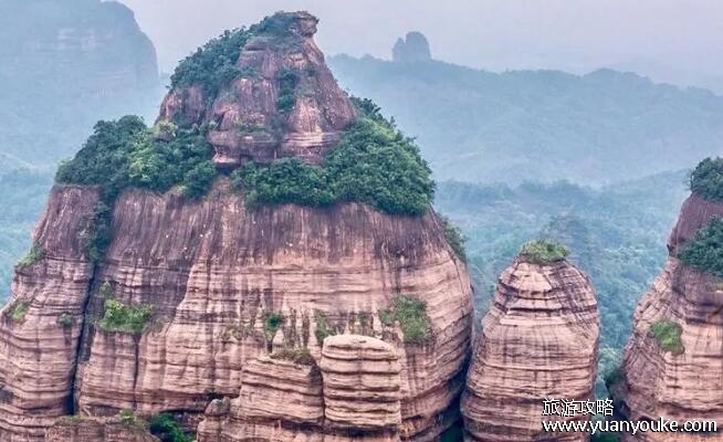广东四大名山，罗浮山、丹霞山、西樵山、鼎湖山