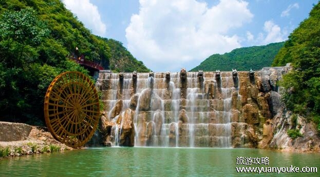 九龙大峡谷在什么地方，在北京横店(一幅千姿百态的山水画卷)
