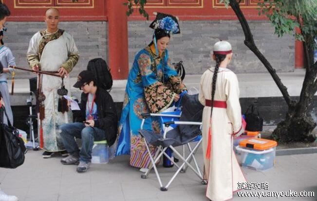甄嬛传在横店哪里拍的，明清宫苑(故宫1:1修建而成的)