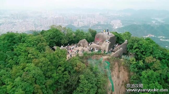 深圳羊台山海拔多少米，587.3米(深圳最热门的山峰之一)