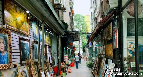大芬油画村在哪个地方，在广东省深圳市(中国最著名的油画村)