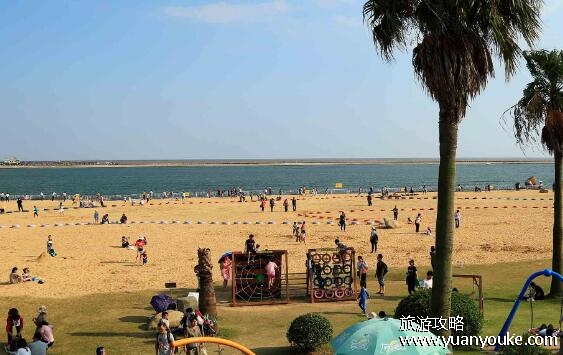 金山城市沙滩在哪里，在上海市金山区(适合全家出游聚会的美丽沙滩)