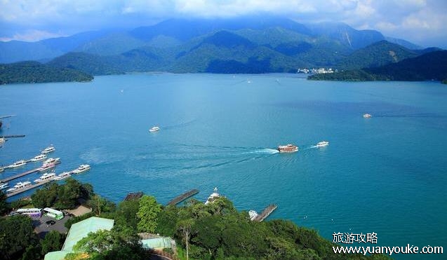 日月潭在哪里，台湾省南投县鱼池乡