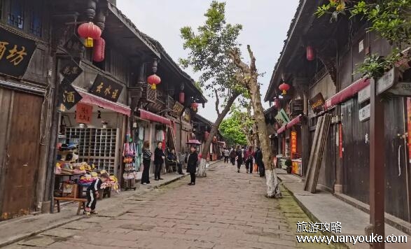 平乐古镇在什么地方，在四川省成都市(远离喧嚣适合放松的古镇)