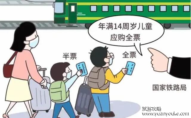 高铁儿童票收费标准2023年，按照年龄购买车票(6周岁以下免票但没座位)