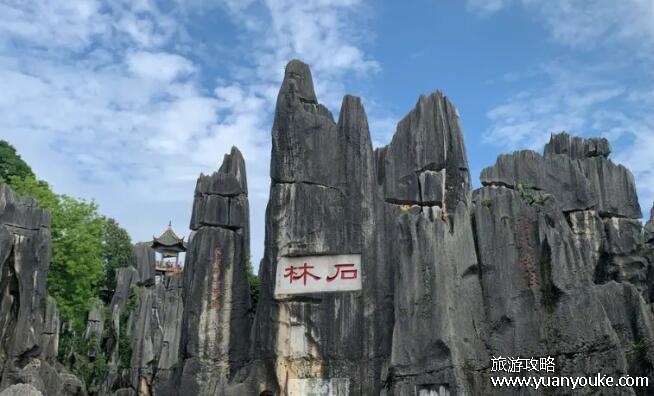 石林在什么地方，云南昆明石林彝族自治县境内(石林景区的主要景点)