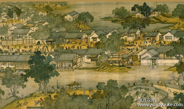 清明上河图描绘的是哪个城市，北宋时期的汴京(现在在河南开封)