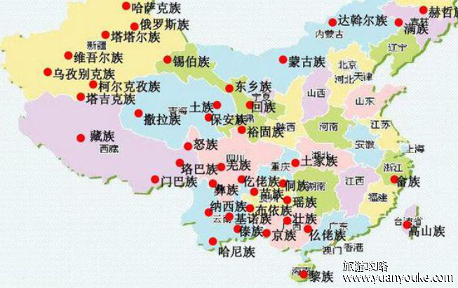 少数民族有哪些，云南生活52个少数民族(还有未识别的民族)