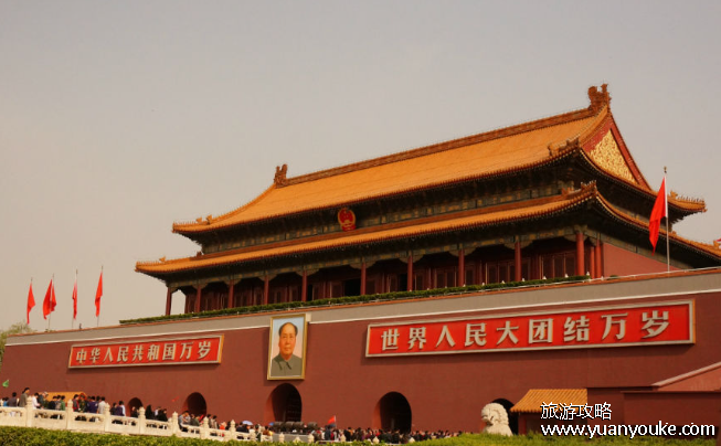 天安门以前叫什么，以前叫承天门(清朝顺治八年改叫为天安门)