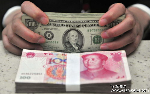 外币兑换人民币去哪个银行，大型商业银行(个人每年最多兑换5万美元)