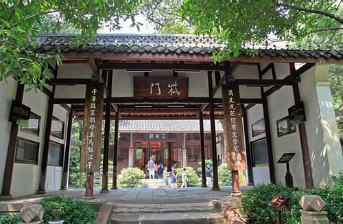 杜甫草堂柴门
