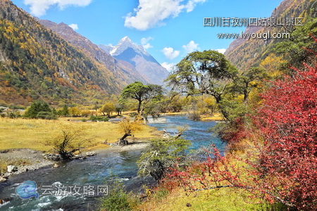 四川甘孜州四姑娘山景区