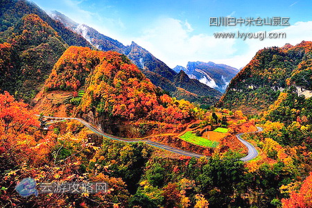 四川巴中米仓山