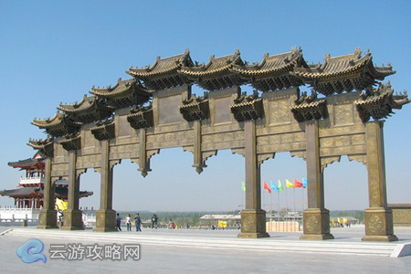 吴忠青铜峡金沙湾中华黄河坛景区