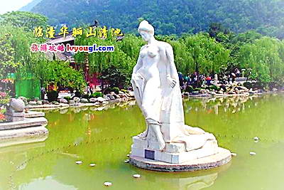华清宫华清池杨贵妃塑像
