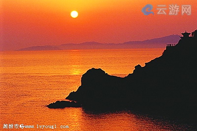 大鹿岛晚霞