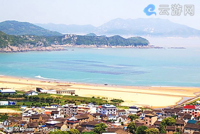 舟山桃花岛塔湾金沙景区