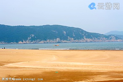 舟山桃花岛塔湾金沙景区
