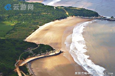 舟山桃花岛塔湾金沙景区