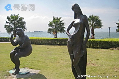 厦门环岛路音乐雕塑