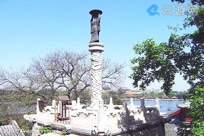 北海公园铜仙承露盘