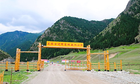 伊犁昭苏夏塔古道