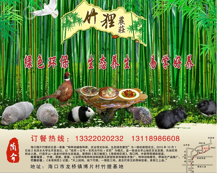 海口博片竹狸农庄