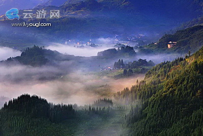 眉山洪雅瓦屋山