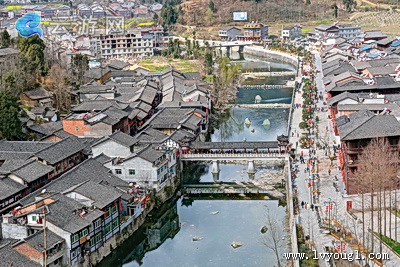 青木川古镇风光