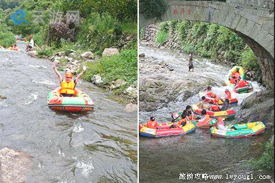 宁波鄞州五龙潭漂流