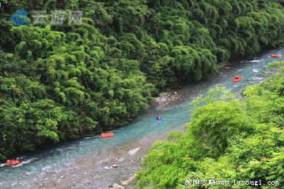 武隆仙女峡漂流
