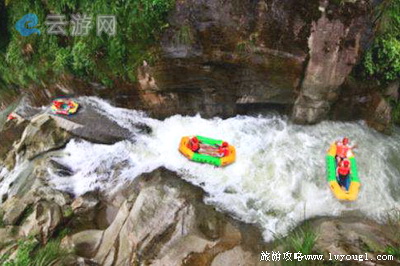 萍乡武功山万龙峡漂流