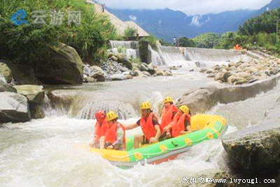 吉安安福武功山大峡谷漂流
