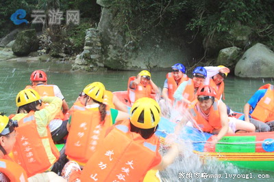 吉安安福武功山大峡谷漂流
