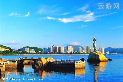 珠海渔女雕像：珠海海滨公园