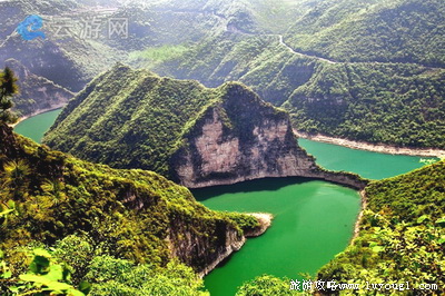 宜昌远安灵龙峡大拐弯图片