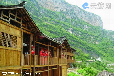 链子崖青滩人家(图)