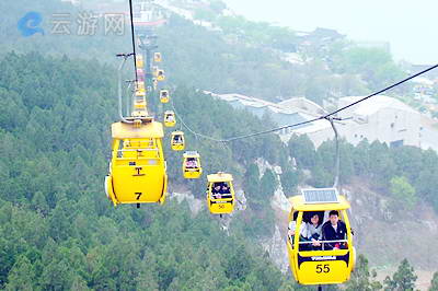 云龙湖景区滑道索道
